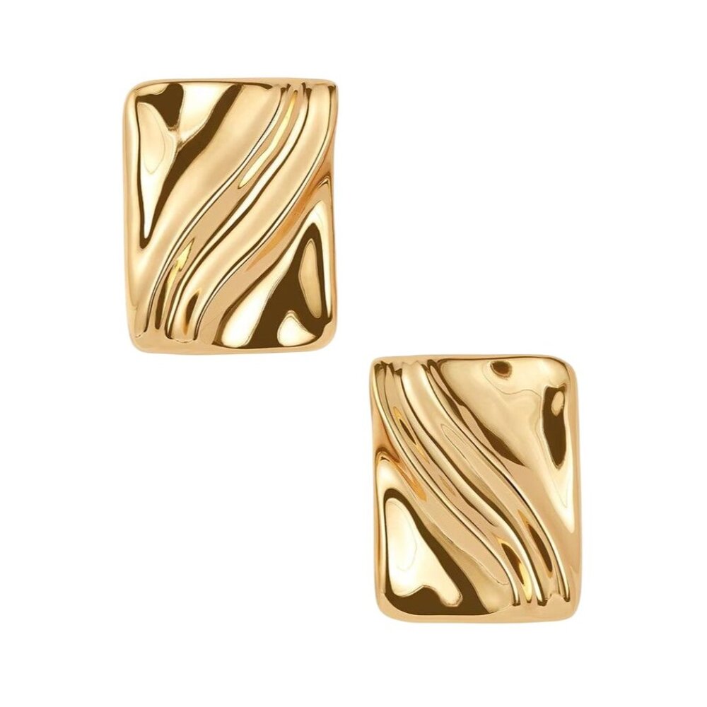 Lili Claspe Adva Clip On Earrings in Gold New Womens Jewelry